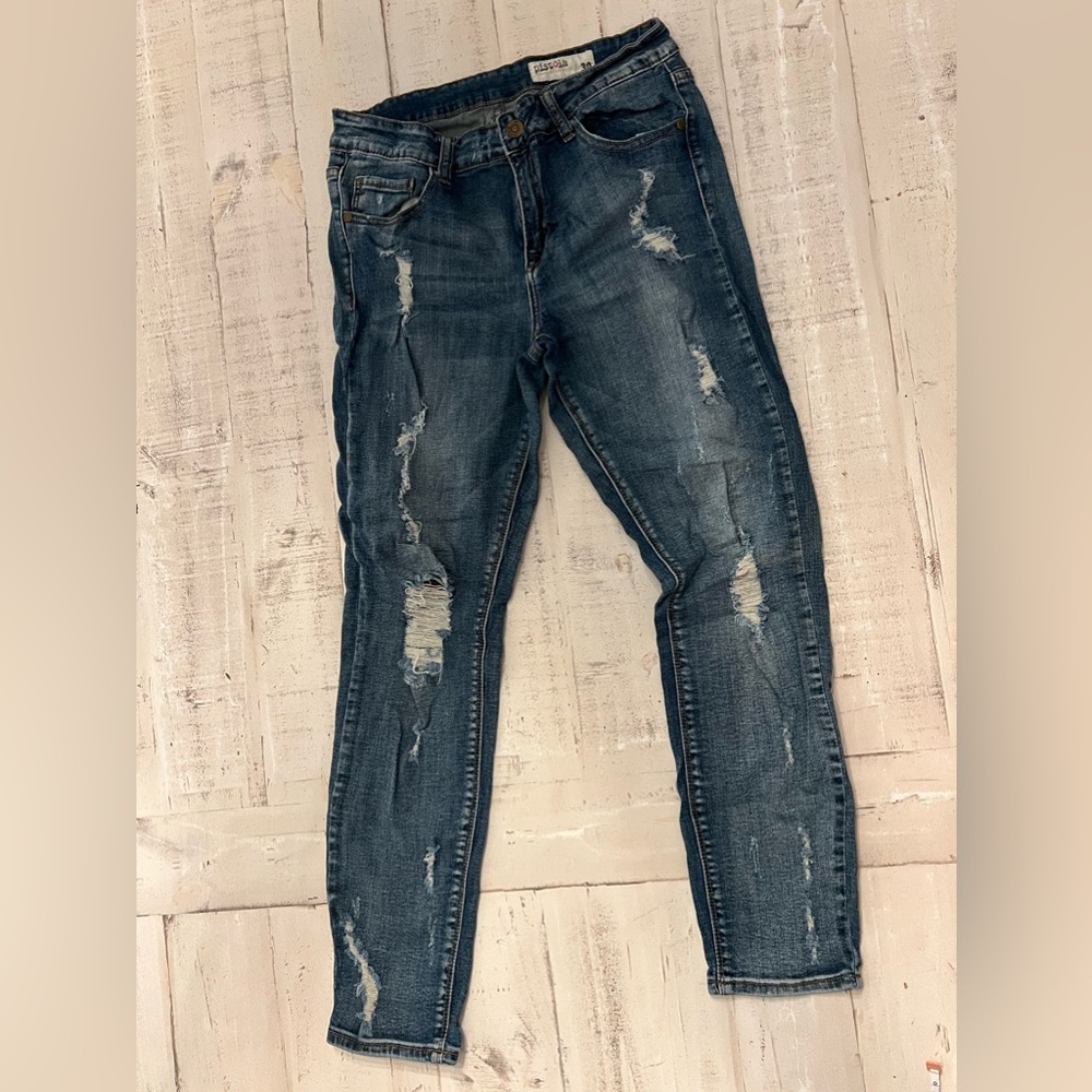 Pistola distressed skinny jean Size 30